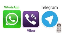 WhatsApp Viber Telegram