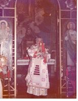 Patriarh Josyf v hrami svv. Serhia i Vakha v Rymi